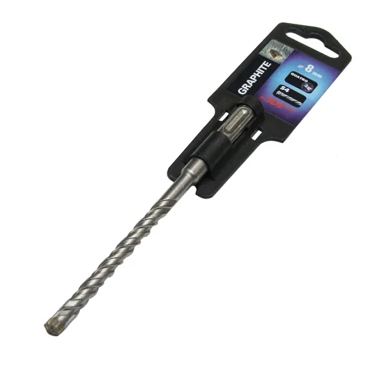 Burghiu Graphite S4 tip Quarto, SDS-Plus, pentru beton, 8x160 mm
