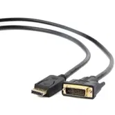 Cablu Monitor Gembird CC-DPM-DVIM-1M, DisplayPort (tata) - DVI (tata), 1 m (Negru)