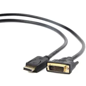 Cablu Monitor Gembird CC-DPM-DVIM-1M, DisplayPort (tata) - DVI (tata), 1 m (Negru)