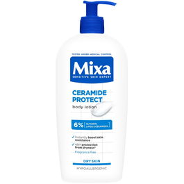 Lotiune de corp cu 6% Glicerina piele uscata Ceramide Protect, 400ml, Mixa