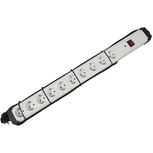Prelungitor cu protectie 10P, 16A, 3*1MMp, 2M, alb