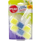 Odorizant solid de toaleta, Peak, lamaie, 2 x 45 g