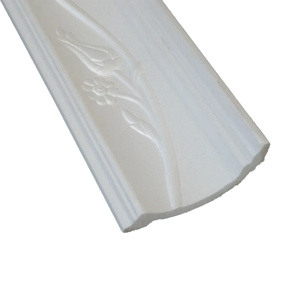 Bagheta decorativa DP146, alb, polistiren extrudat, 2 m