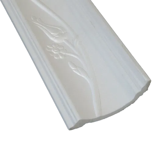 Bagheta decorativa DP146, alb, polistiren extrudat, 2 m