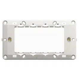 Suport de fixare Modul, metal, 4 module, alb