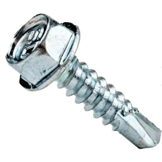 Surub autoforant, cap hexagonal, otel zincat, 5.5 x 32 mm, 10 bucati