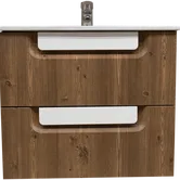 Baza cu lavoar Monaco Sanitop, MDF-PAL, maro, 60 x 43,5 x 51 cm