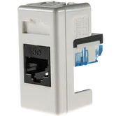 Priza date RJ45 Cat 5E UTP SYSTEM alb, Gewiss GW20271, 1 modul