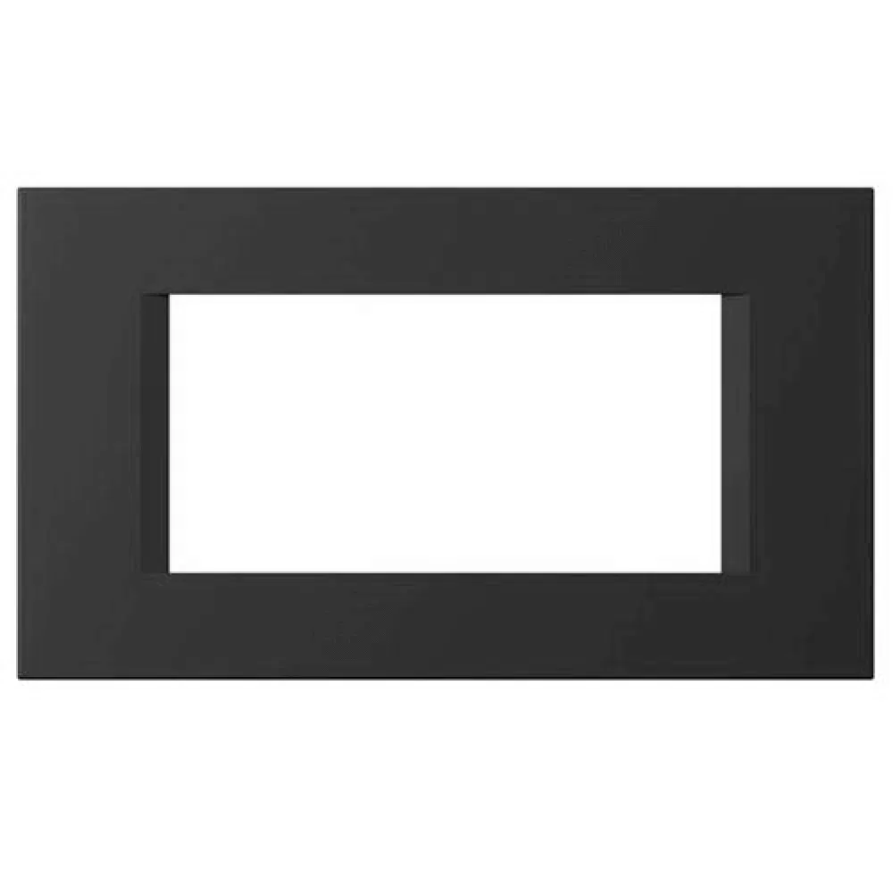 Rama ornamentala, Modul Line, 4 module, termoplastic, negru