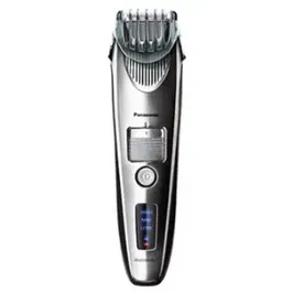 Trimmer Panasonic ER-SB60-S803, lavabil, motor liniar de mare viteza, 1-10mm, 19 de trepte, accesoriu pentru finisare precisa, Li-ion, Argintiu