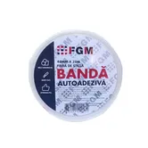 Banda autoadeziva FGM, pentru finisarea rosturilor dintre placile de gips carton din plasa de fibra de sticla, 20 m /rola