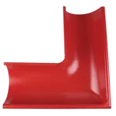 Coltar exterior jgheab, metalic, 125 mm, rosu RAL 3011