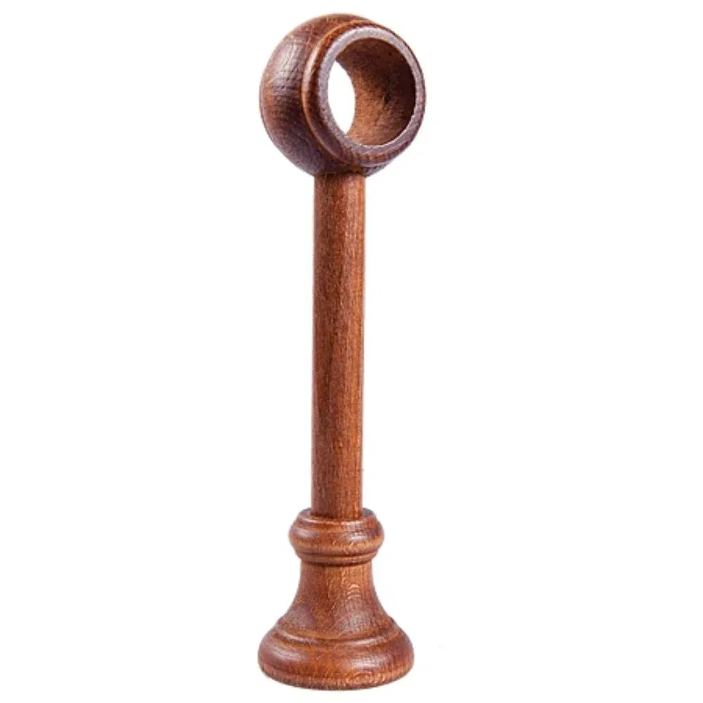 Console galerie din lemn, nuc, 28 mm, 2 buc