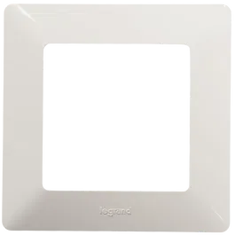 Rama Legrand 754001, pentru intrerupatoare, 1 post, alb