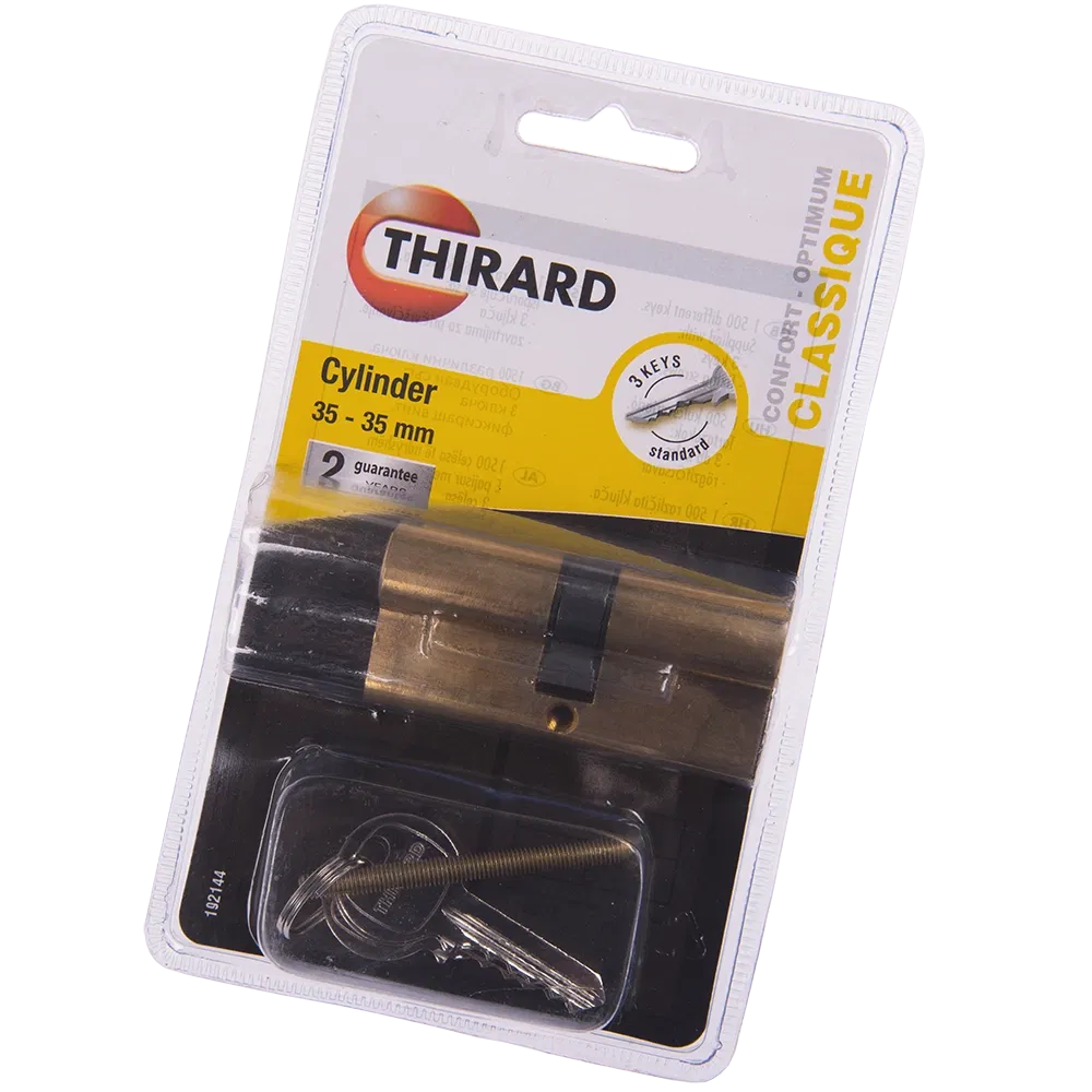 Cilindru SA Series, alama, 35 x 35 mm