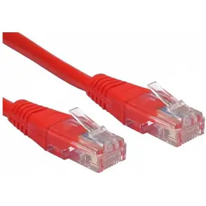 Cablu UTP Spacer SP-PT-CAT5-1M-R, Patch cord, CAT.5e, 1 m (Rosu)