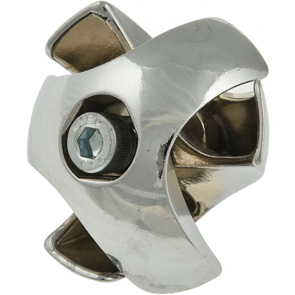 Conector din metal pentru 3 bare