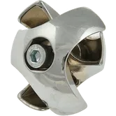 Conector din metal pentru 3 bare