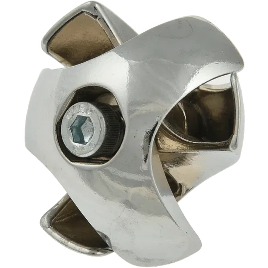 Conector din metal pentru 3 bare