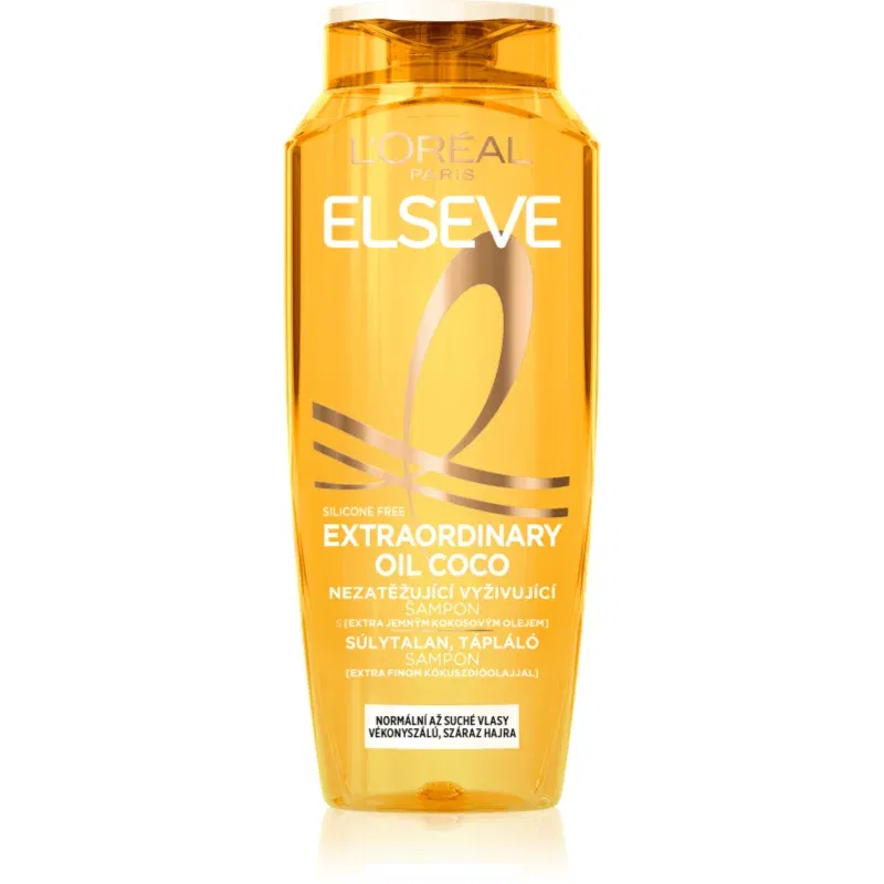 L’Oréal Paris Elseve Extraordinary Oil Coconut sampon hranitor pentru par normal spre uscat 250 ml