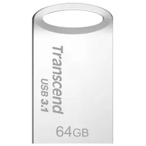 Stick USB Transcend JetFlash 710, 64GB, USB 3.1 (Argintiu)