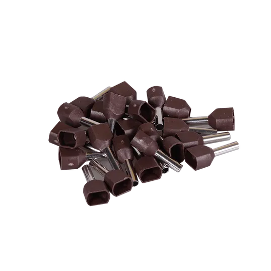 Tub capat dublu IEK NGI2 1.5 - 8, 1.5 mmp, cupru, 16.4 mm, maro, 20 bucati