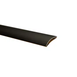 Profiul de trecere fara diferenta de nivel SET S03 BLK, aluminiu, autoadeziv, semirotund, negru, 2.7 m