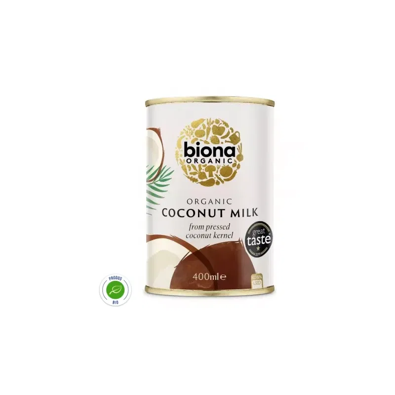 Lapte vegetal de cocos 400ml eco-bio Biona