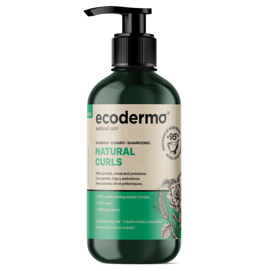 Sampon pentru par ondulat, 500ml, Ecoderma