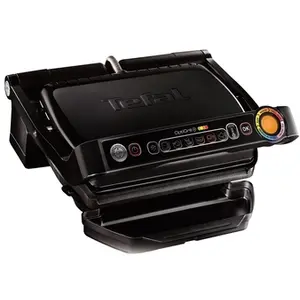 Gratar electric Tefal OptiGrill+ GC712834, 2000 W, 6 programe automate, Negru