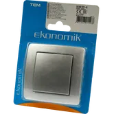 Intrerupator cap scara TEM Ekonomik, argintiu, 10 A