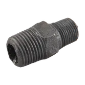 Niplu redus Melinda Impex Instal, otel zincat, negru, filet exterior-exterior, 1/2- 3/8 inch