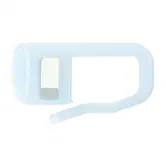 Set accesorii pentru sina perdea sau draperie, plastic, alb
