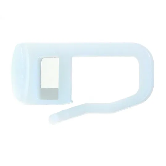 Set accesorii pentru sina perdea sau draperie, plastic, alb