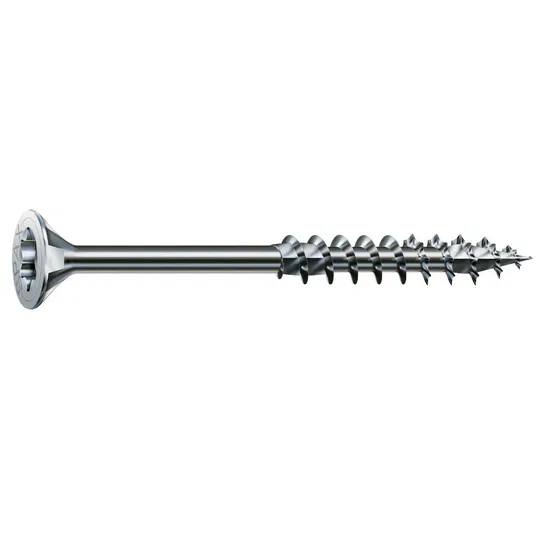 Set holsuruburi Spax Wirox, cap inecat T-STAR Plus, otel zincat alb, 4.5 x 50 mm, 10 bucati