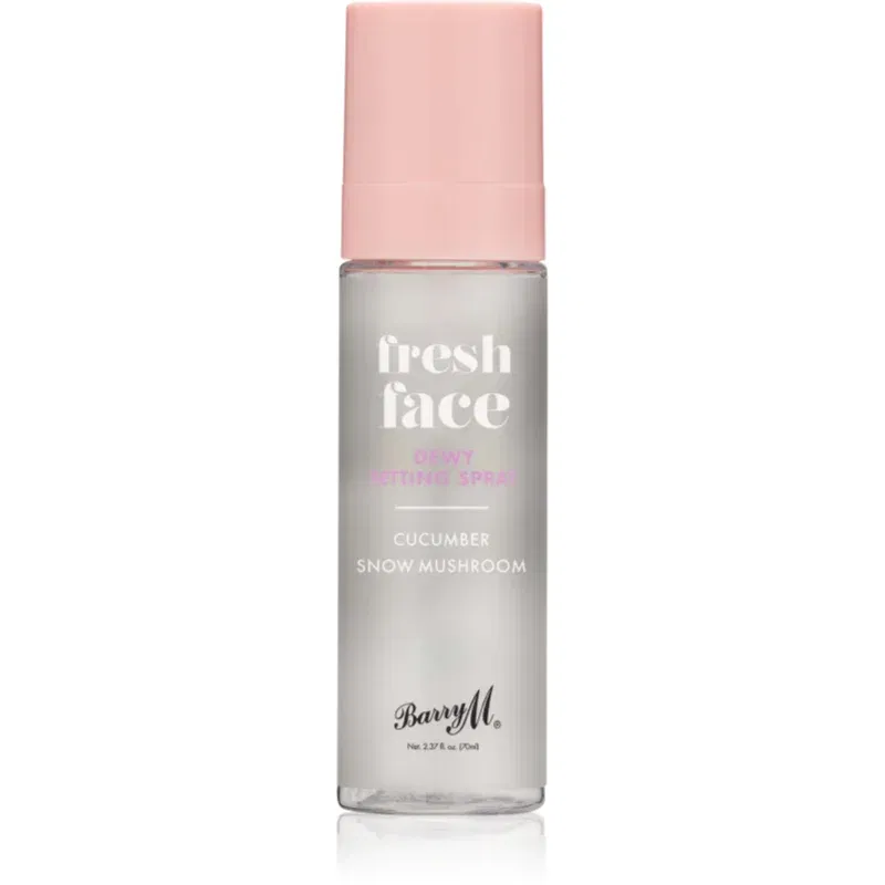 Barry M Fresh Face spray pentru fixare Cucumber & Snow Mushroom 70 ml