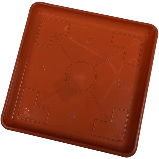 Farfurie ghiveci, Ramona, 190 x 190 mm, teracota