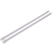 Bara perdeluta, extensibila, metal, alb, 40/60 cm, set 2 buc