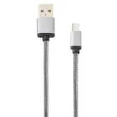 Cablu de date Lemontti LCTYPCUSB15, USB Type-C, 1.5m (Gri)