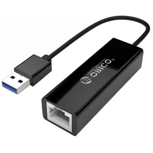 Placa de retea Orico UTJ-U3, USB 3.0 (Negru)