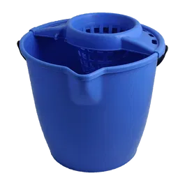 Galeata din plastic cu storcator, Plastina, albastru, 12 L