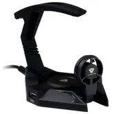 Suport cablu mouse Somic Easars Hellbenter cu hub USB 2 porturi 2.0 inclus, 1.5 m (Negru)