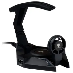 Suport cablu mouse Somic Easars Hellbenter cu hub USB 2 porturi 2.0 inclus, 1.5 m (Negru)