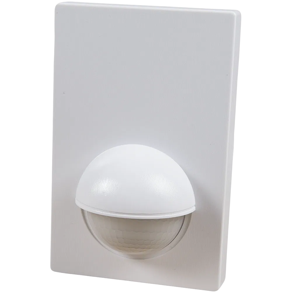 Senzor de miscare infrarosu plat, 180 grade, 1200 W, IP44, alb