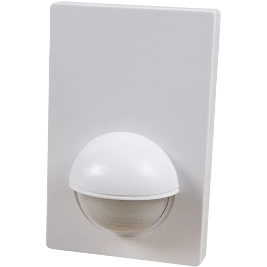 Senzor de miscare infrarosu plat, 180 grade, 1200 W, IP44, alb