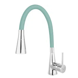 Baterie bucatarie Ferro Zumba II BZA42M, monocomanda, menta/crom