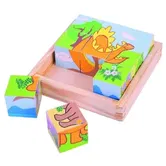 Puzzle cubic BigJigs BJ513, Dinozauri