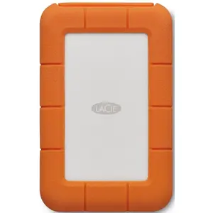 HDD Extern LaCie Rugged Secure, 2TB, USB 3.0, Rezistent la socuri (Portocaliu)