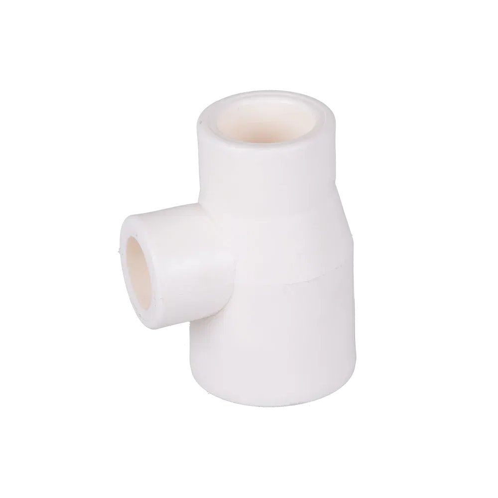 Teu redus PPR 32 mm Vesbo, 20 x 25 mm, filet interior, alb
