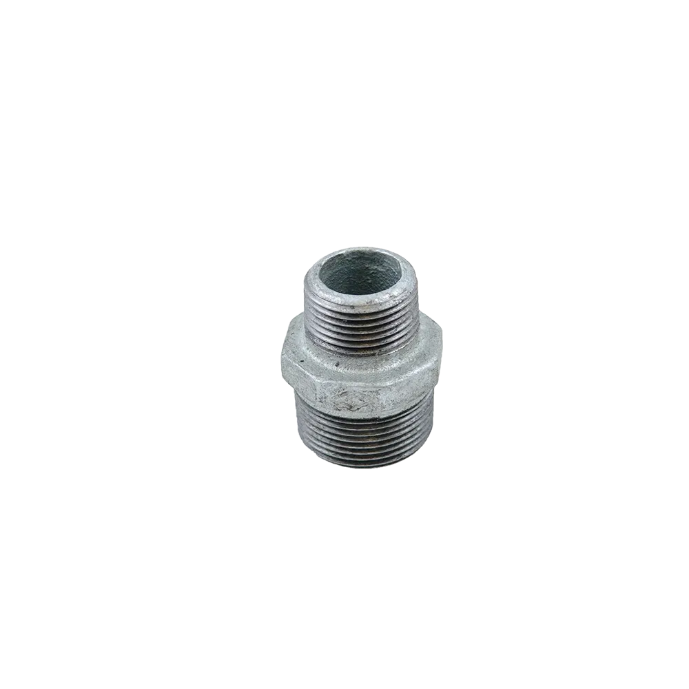 Niplu redus, fonta, zincat, 1 1/4 inch x 1 inch